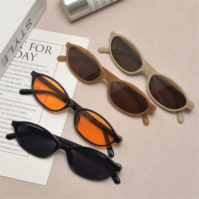 Women'S Fashion Eyeglasses - Novos Óculos de Sol Retro Oval