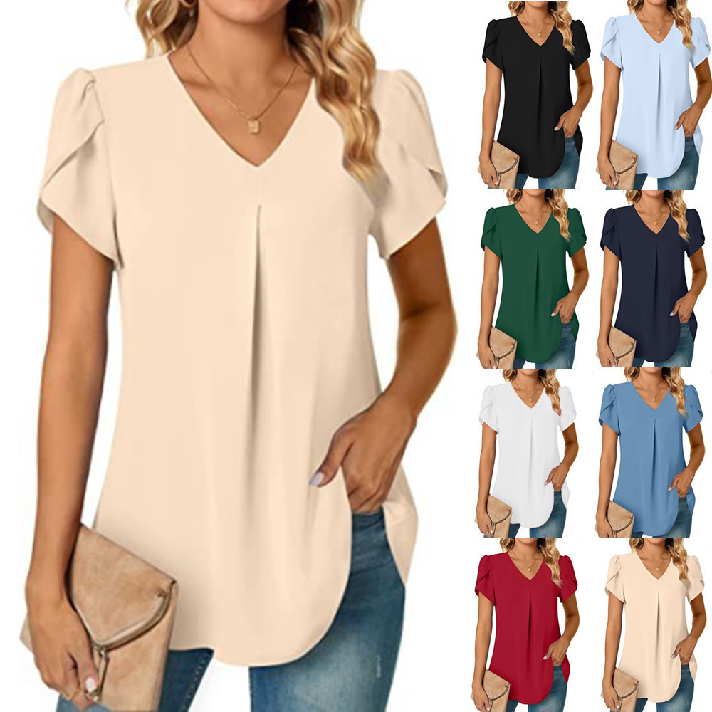 Xxl Women Fashion - Elegante blusa feminina flor 2023 verão