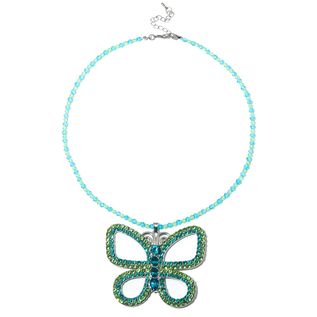 Women Fashion Necklace - Colar Pingente Borboleta Exagerado 30 Jenna,