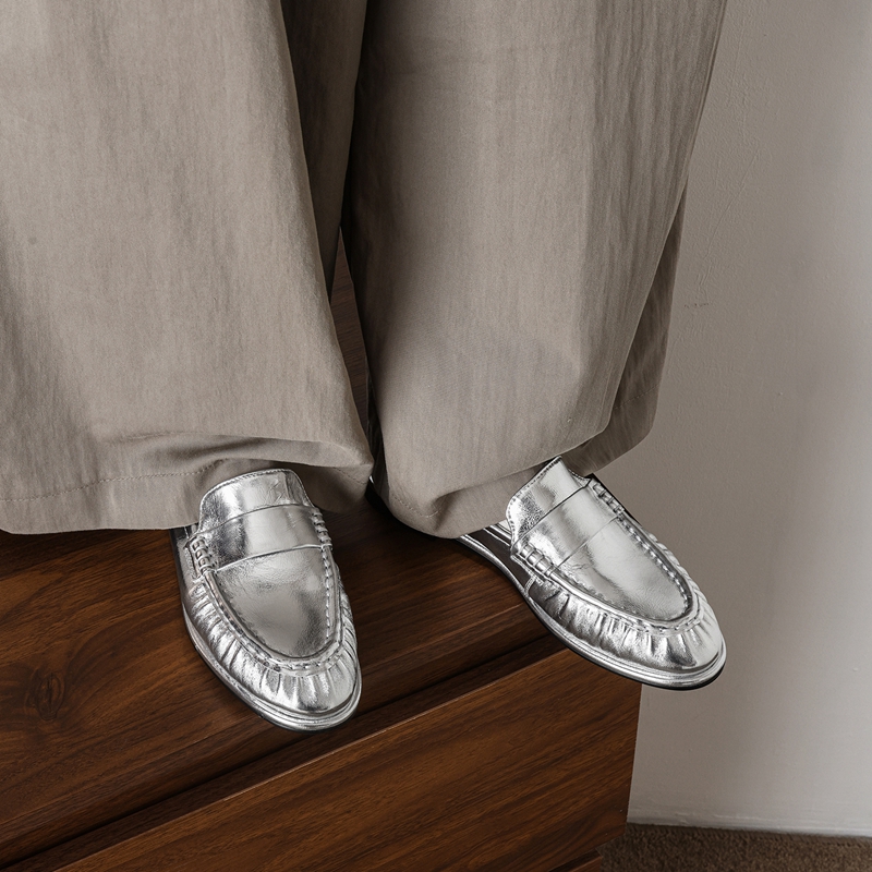 Women'S Fashion Footwear - Novos Mocassins Clássicos de Couro Genuíno