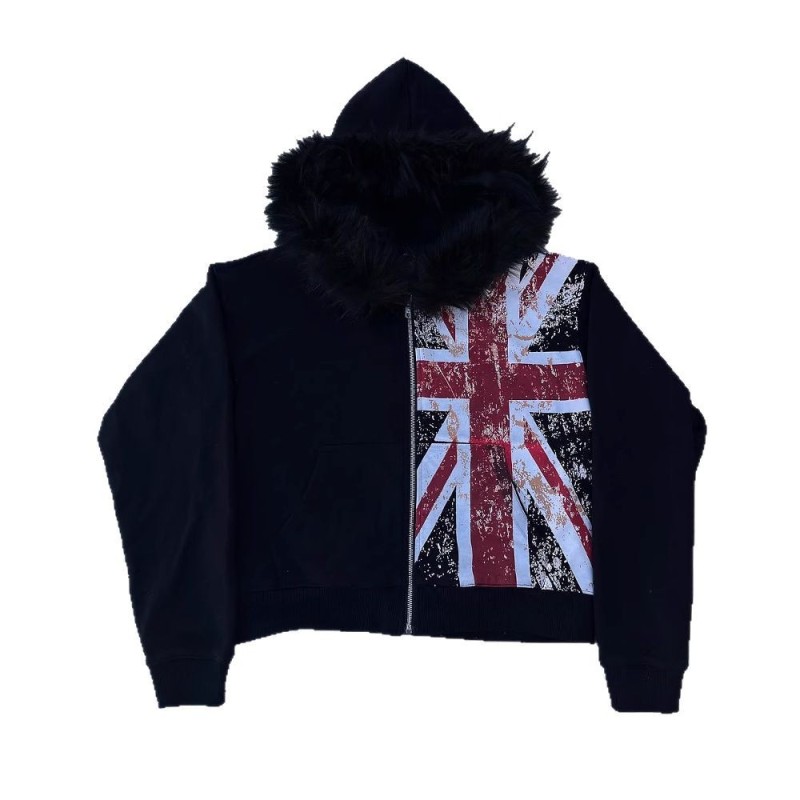 Women'S Fashion Uk 2025 - Jaqueta de gola de pele falsa