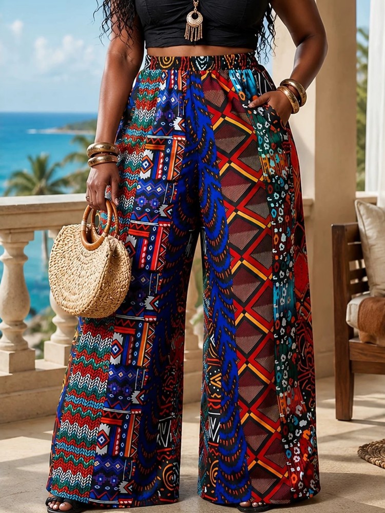 Xxl Women Fashion - Calças Plus Size L-5XL para Mulheres,