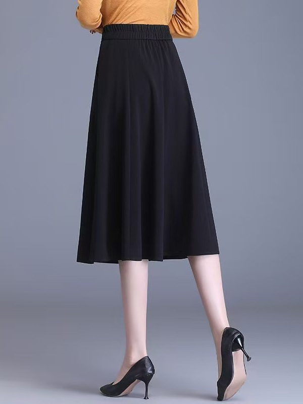 Saia Midi Plissada Feminina Pl - A-Line Skirt Midi avaliação e preço
