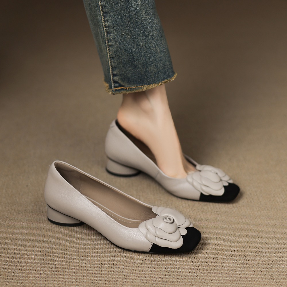 Moda flor único sapatos outono - Women'S Fashion Footwear avaliação e preço