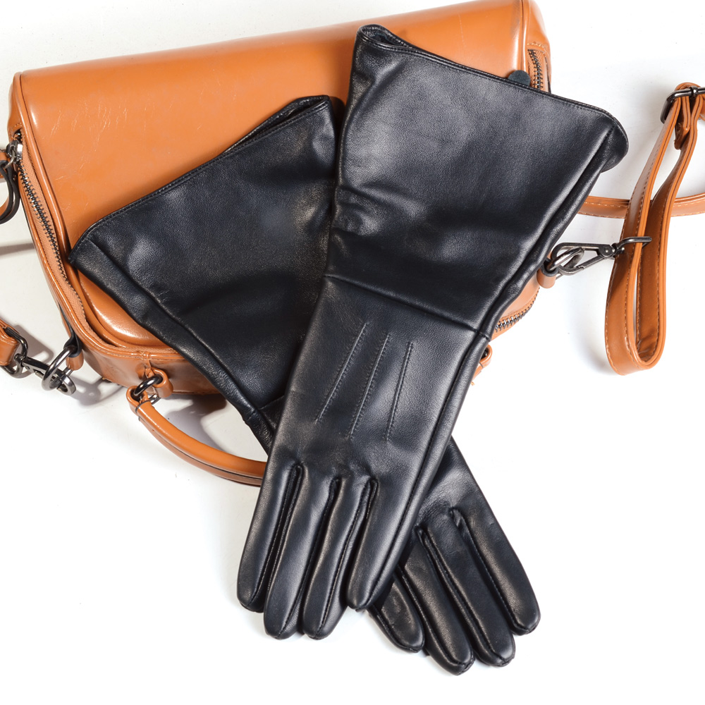 Luvas de manopla preta para mu - Women Fashion Gloves avaliação e preço
