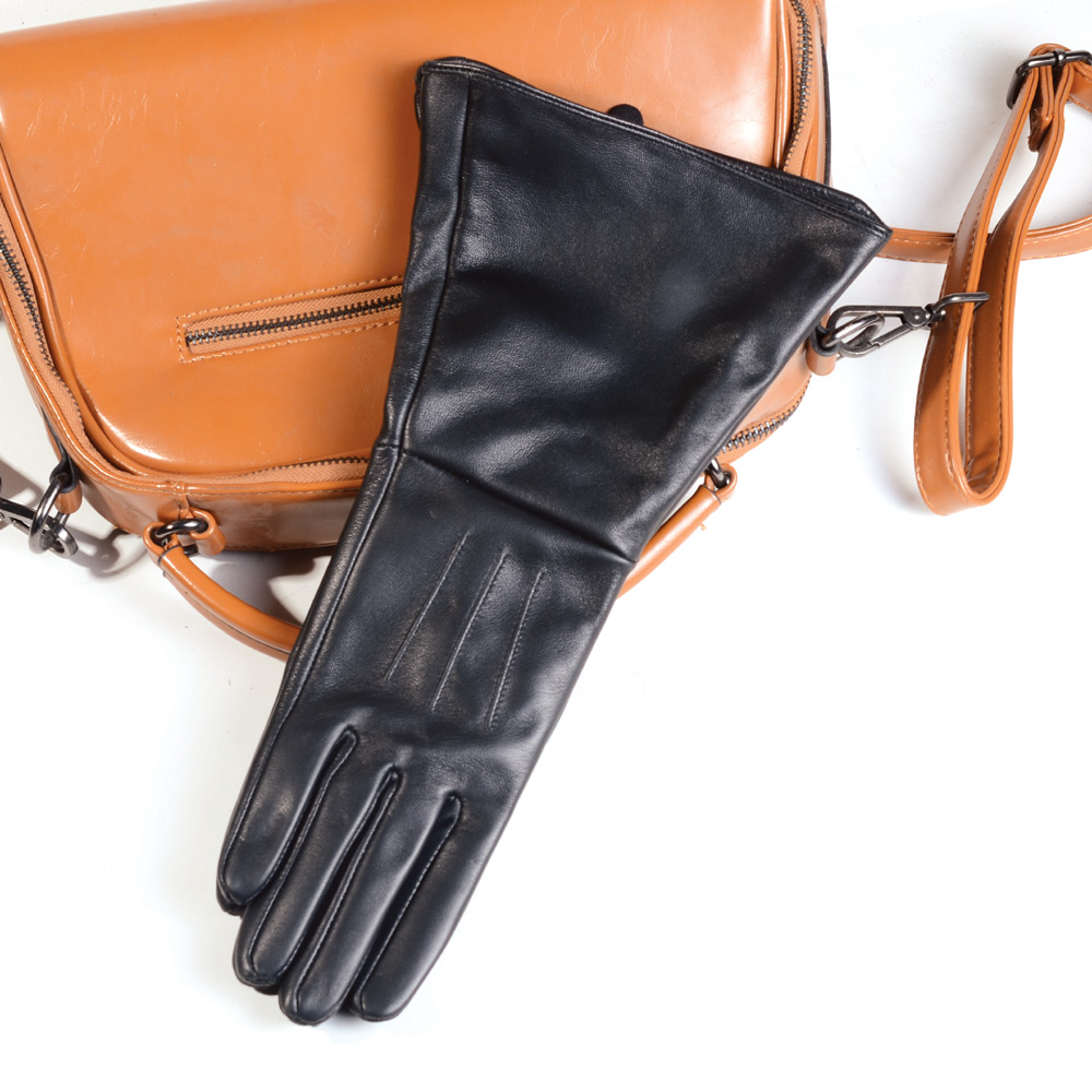 Luvas de manopla preta para mu - Women Fashion Gloves avaliação e preço