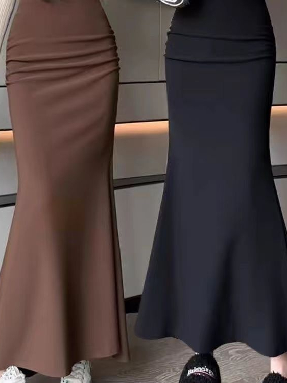 Saia Midi Feminina Plus Size E - A-Line Skirt Midi avaliação e preço