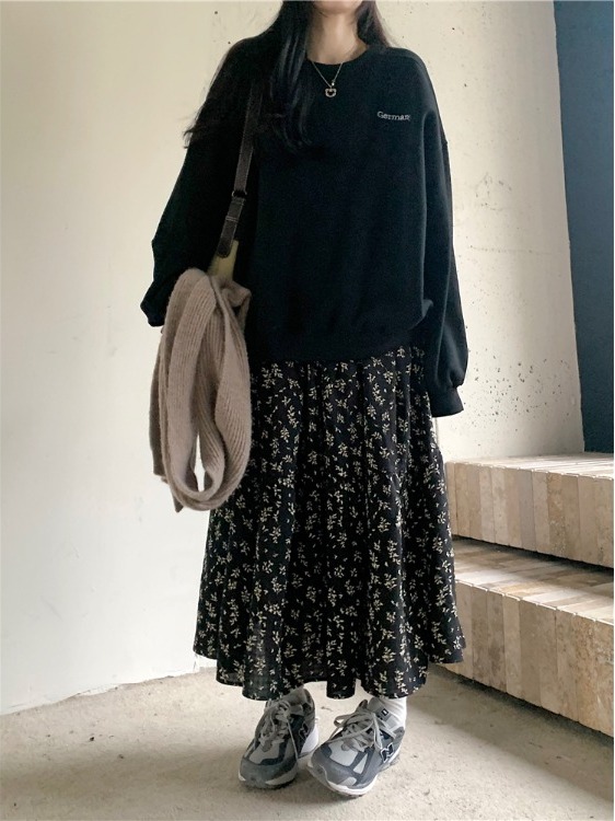 Saia Midi Feminina Plus Size d - A-Line Skirt Midi avaliação e preço