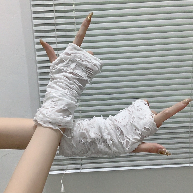 Luvas Curtas Sem Dedos Yueqiu  - Women Fashion Gloves avaliação e preço