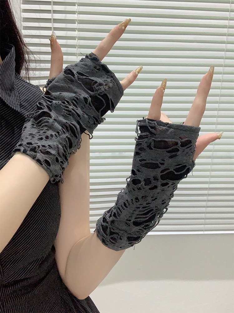 Luvas Curtas Sem Dedos Yueqiu  - Women Fashion Gloves avaliação e preço