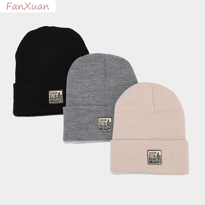 Gorros de malha com etiqueta d - Women'S Fashion Labels avaliação e preço