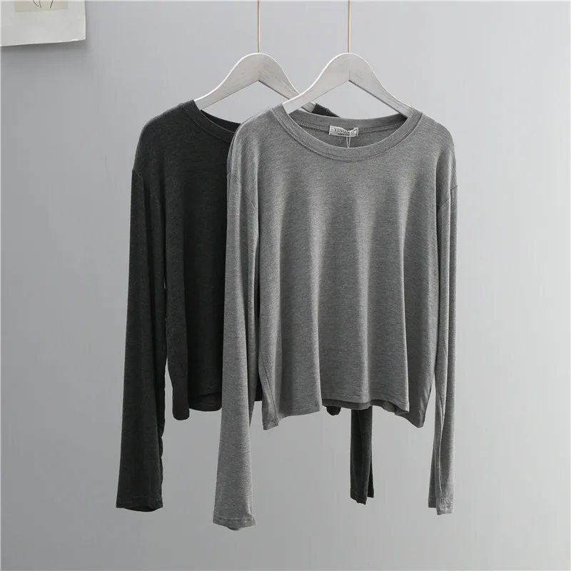 Camiseta de Manga Longa em Mis - Women Top Fashion avaliação e preço