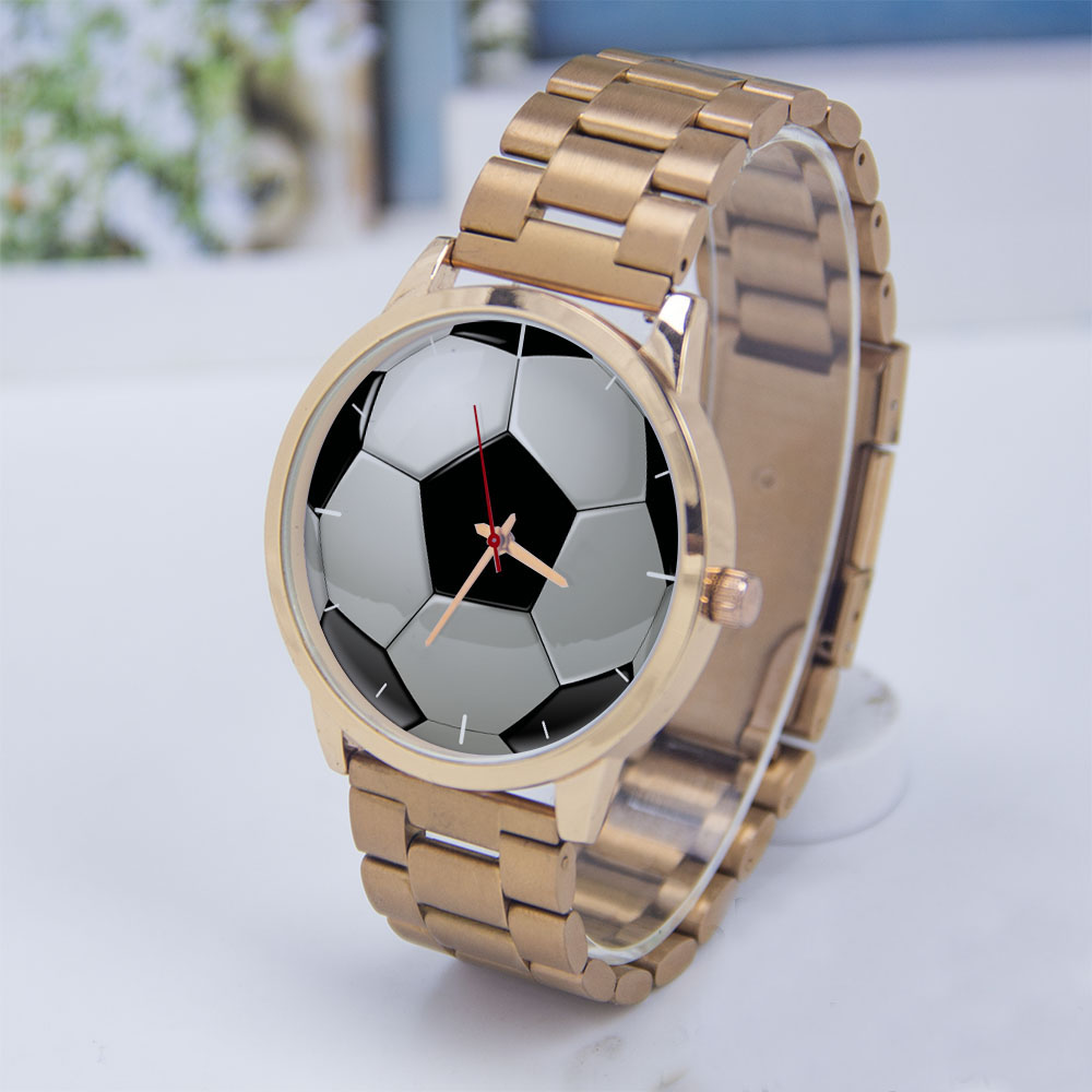 Futebol design fãs prata homem - Fashion Women Watches avaliação e preço