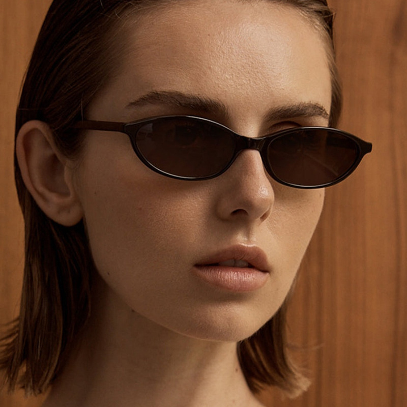 Novos Óculos de Sol Retro Oval - Women'S Fashion Eyeglasses avaliação e preço