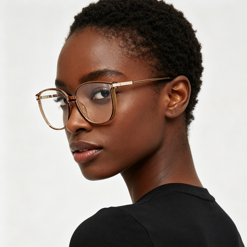 Óculos de Leitura Redondos Est - Women'S Fashion Eyeglasses avaliação e preço