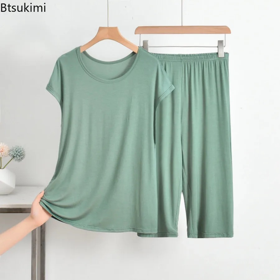 2026 verão feminino modal 2 pç - Xxl Women Fashion avaliação e preço