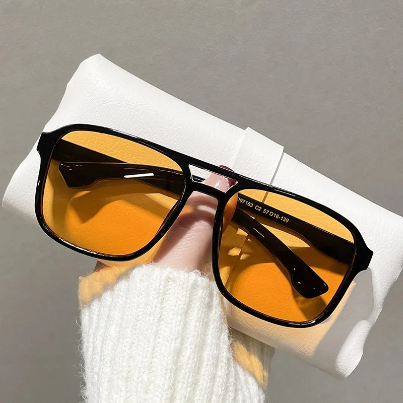 Óculos de Sol Quadrados com Po - Women'S Fashion Eyeglasses avaliação e preço