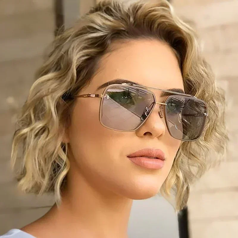Óculos de Sol Quadrados Oversi - Women'S Fashion Eyewear avaliação e preço