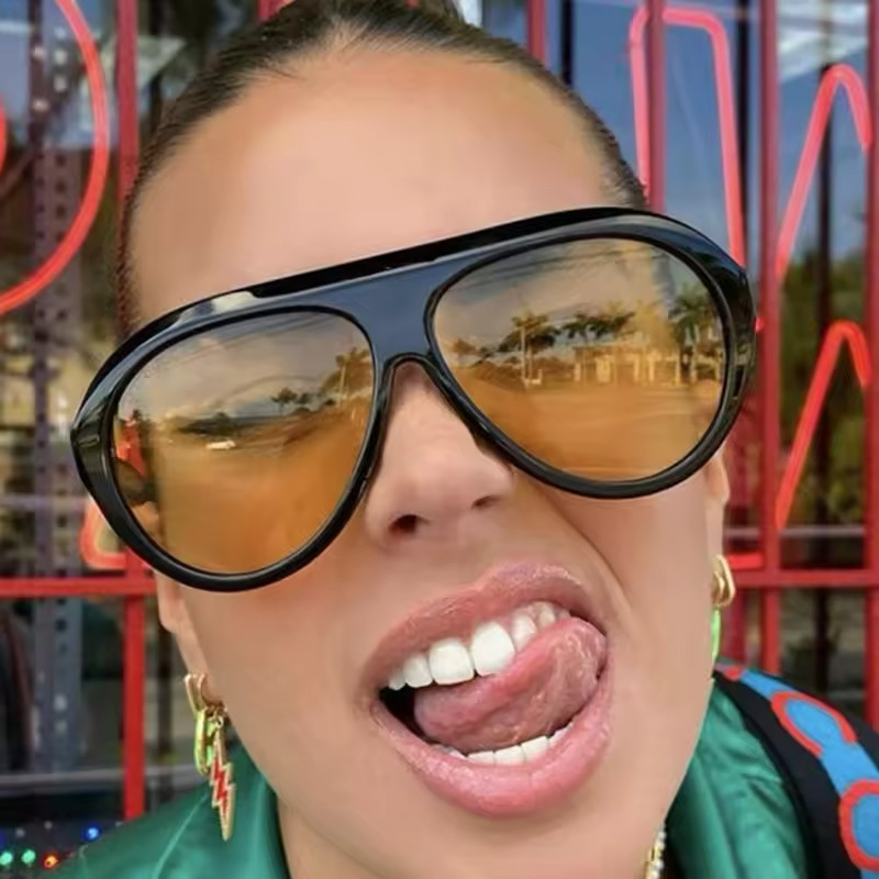 Óculos de Sol Oversized para M - Women'S Fashion Eyeglasses avaliação e preço