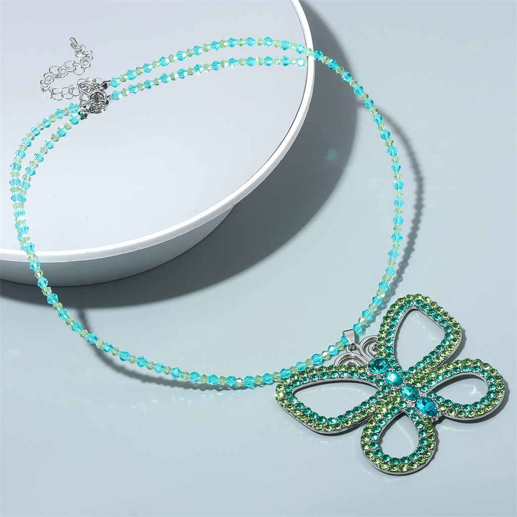 Colar Pingente Borboleta Exage - Women Fashion Necklace avaliação e preço