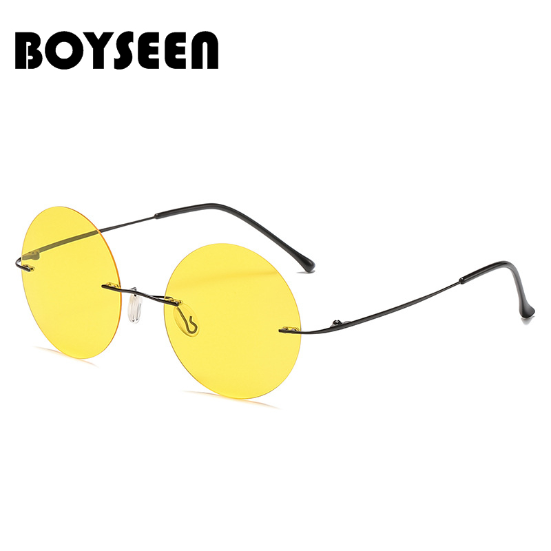 BOYSEEN Óculos de sol circular - Women'S Fashion Eyewear avaliação e preço