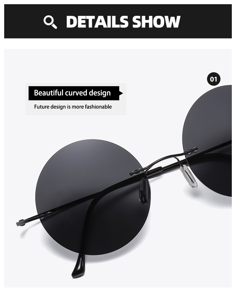 BOYSEEN Óculos de sol circular - Women'S Fashion Eyewear avaliação e preço