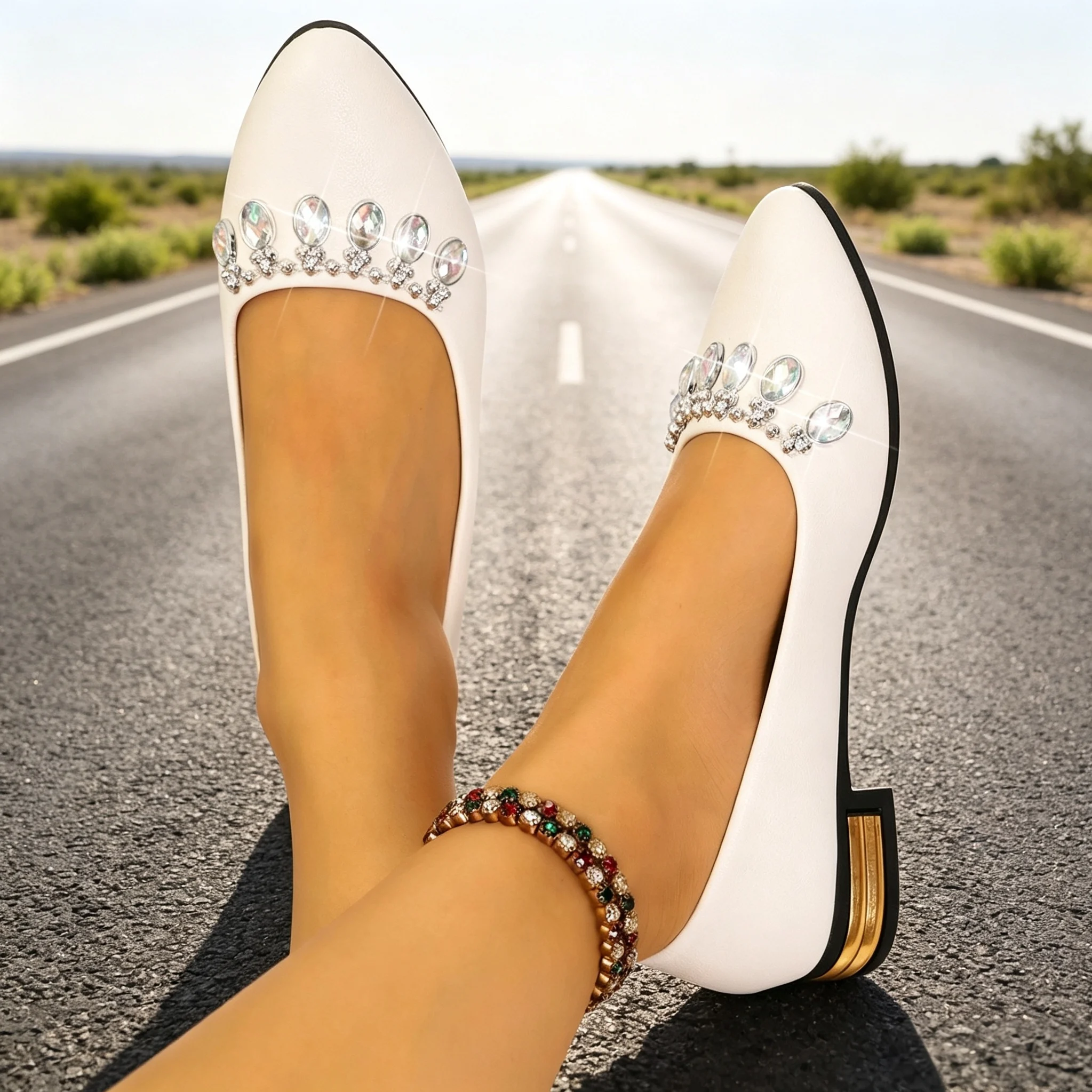 Sapatilhas Femininas de Bico F - Women'S Fashion Footwear avaliação e preço