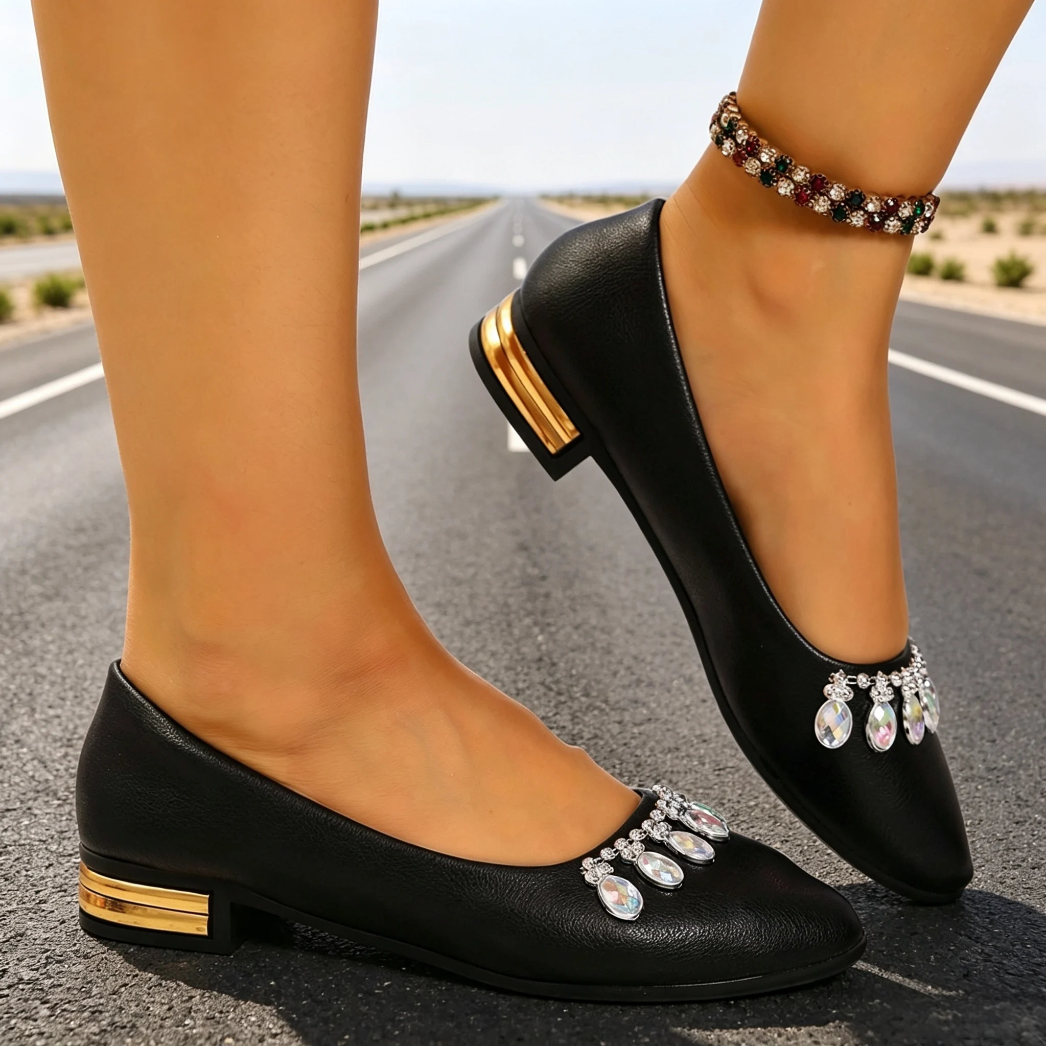Sapatilhas Femininas de Bico F - Women'S Fashion Footwear avaliação e preço