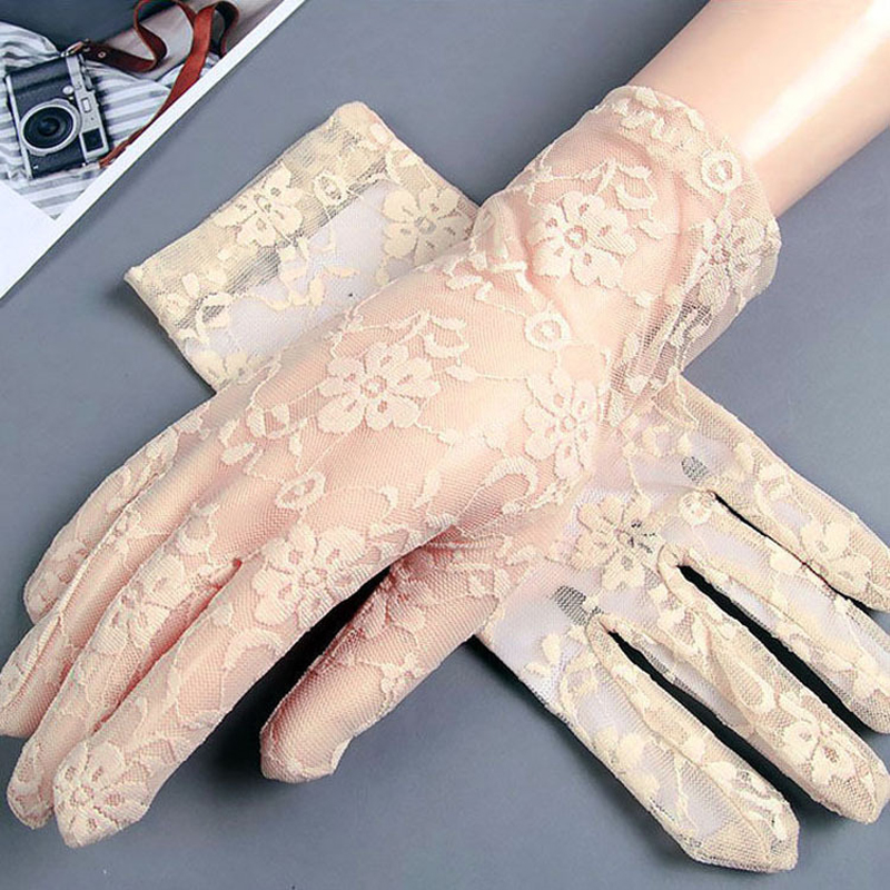 Luvas femininas verão curto re - Women Fashion Gloves avaliação e preço