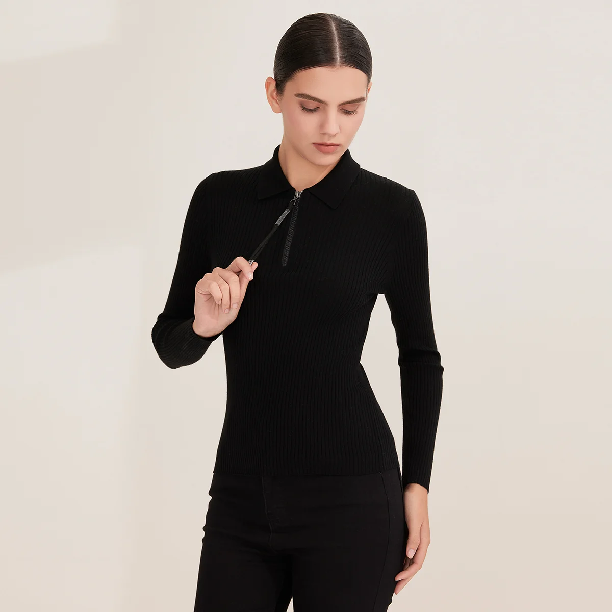 Pop BY4521226 Suéter feminino  - Women'S Fashion Quarter Zip avaliação e preço