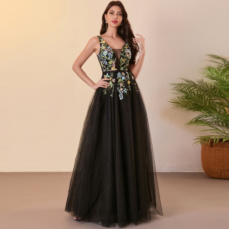 Novo Vestido Longo de Festa Fe - Women Fashion Necklace avaliação e preço