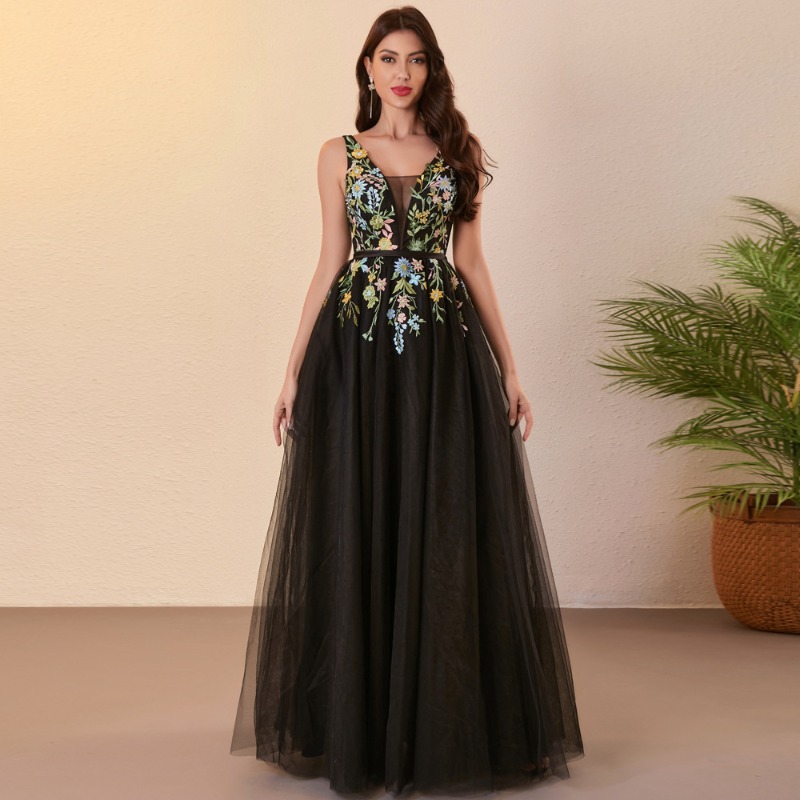 Novo Vestido Longo de Festa Fe - Women Fashion Necklace avaliação e preço