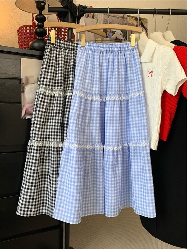 Saia Midi Godê Plus Size Xadre - A-Line Skirt Midi avaliação e preço