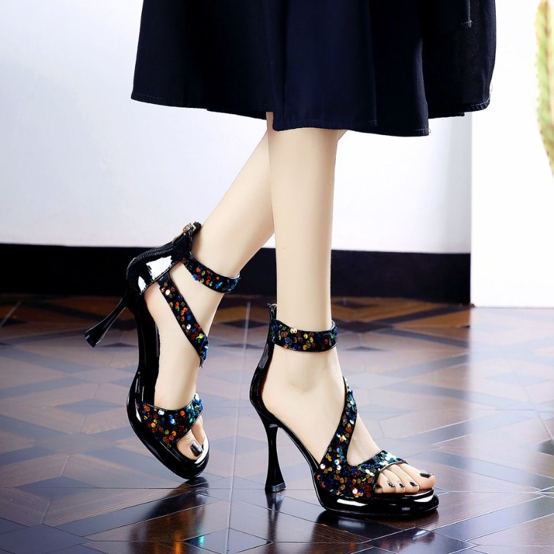 Sandálias Elegantes de Salto A - Women Fashion Korean avaliação e preço