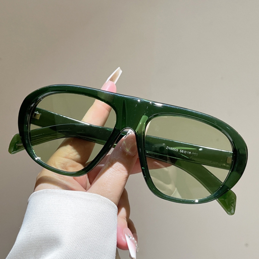 Novos Óculos de Sol Oversized  - Women'S Fashion Eyeglasses avaliação e preço