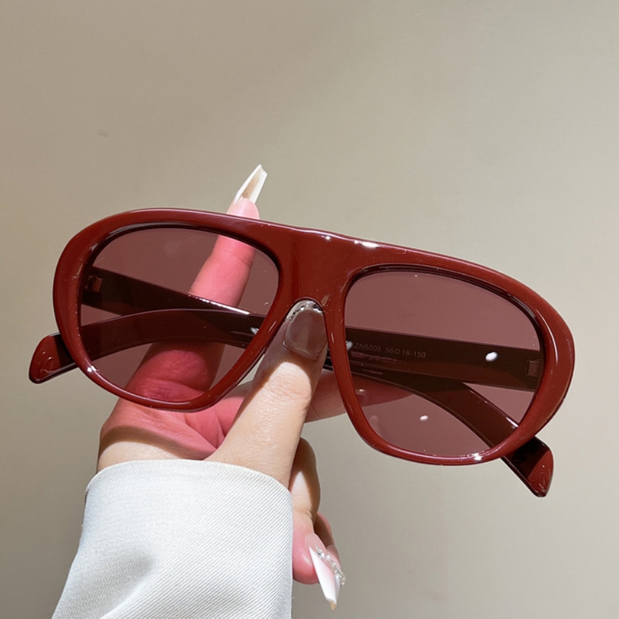 Novos Óculos de Sol Oversized  - Women'S Fashion Eyeglasses avaliação e preço