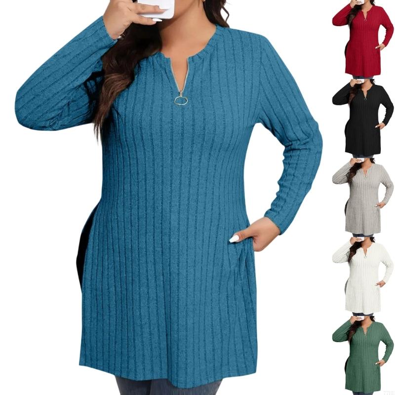 77HE pulôver feminino com zípe - Women'S Fashion Quarter Zip avaliação e preço