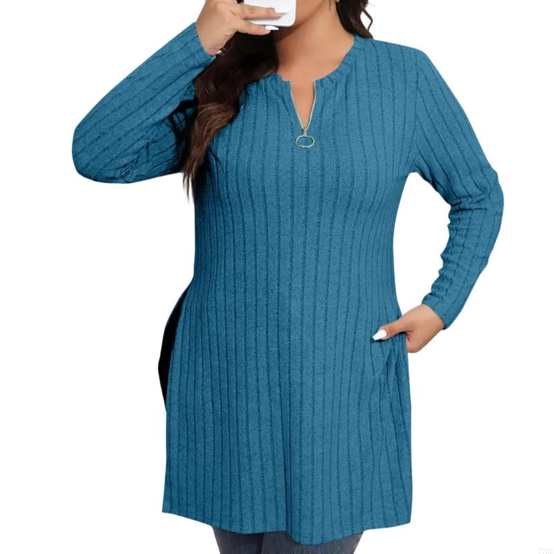 77HE pulôver feminino com zípe - Women'S Fashion Quarter Zip avaliação e preço