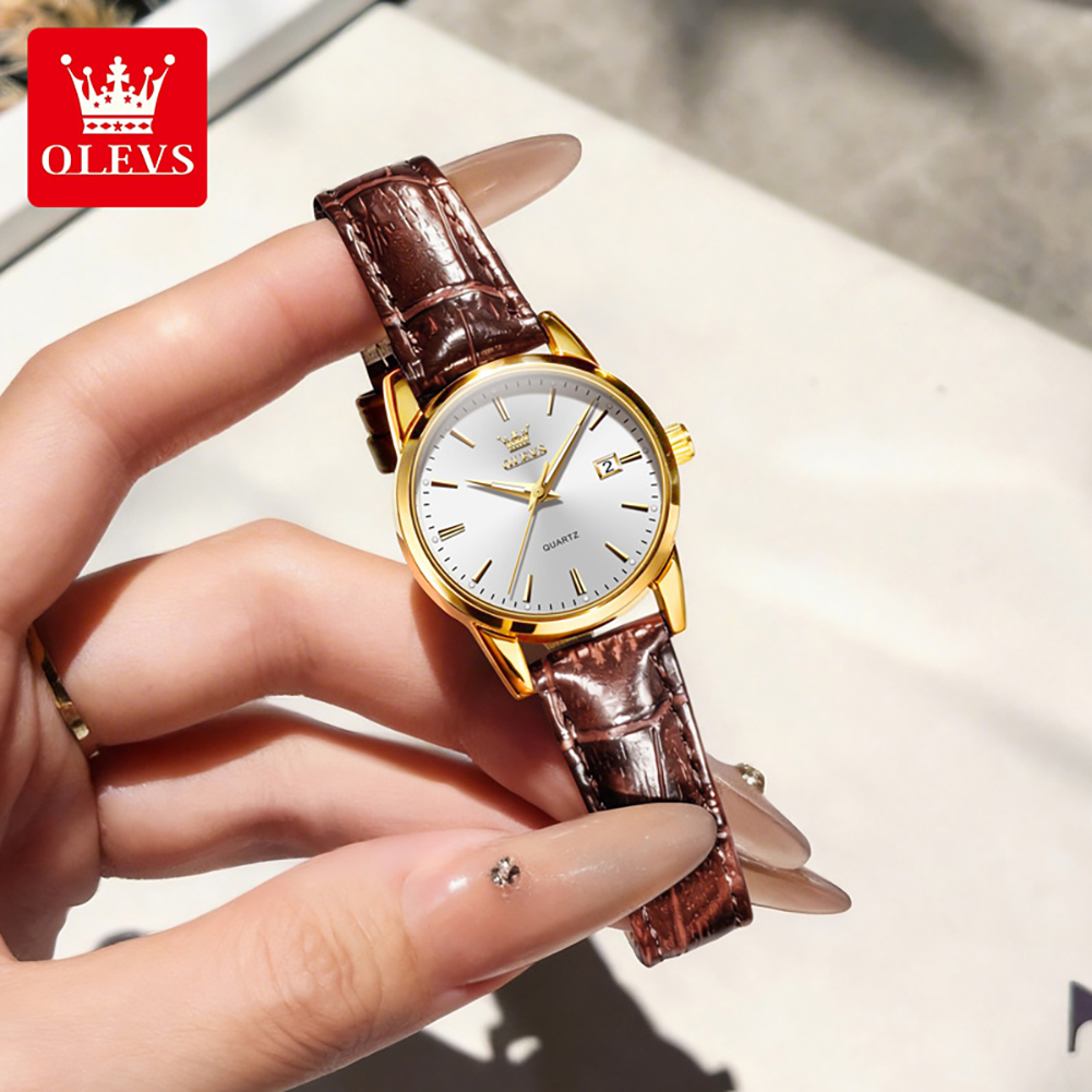 OLEVS 6898 Relógio Feminino Or - Fashion Women Watches avaliação e preço