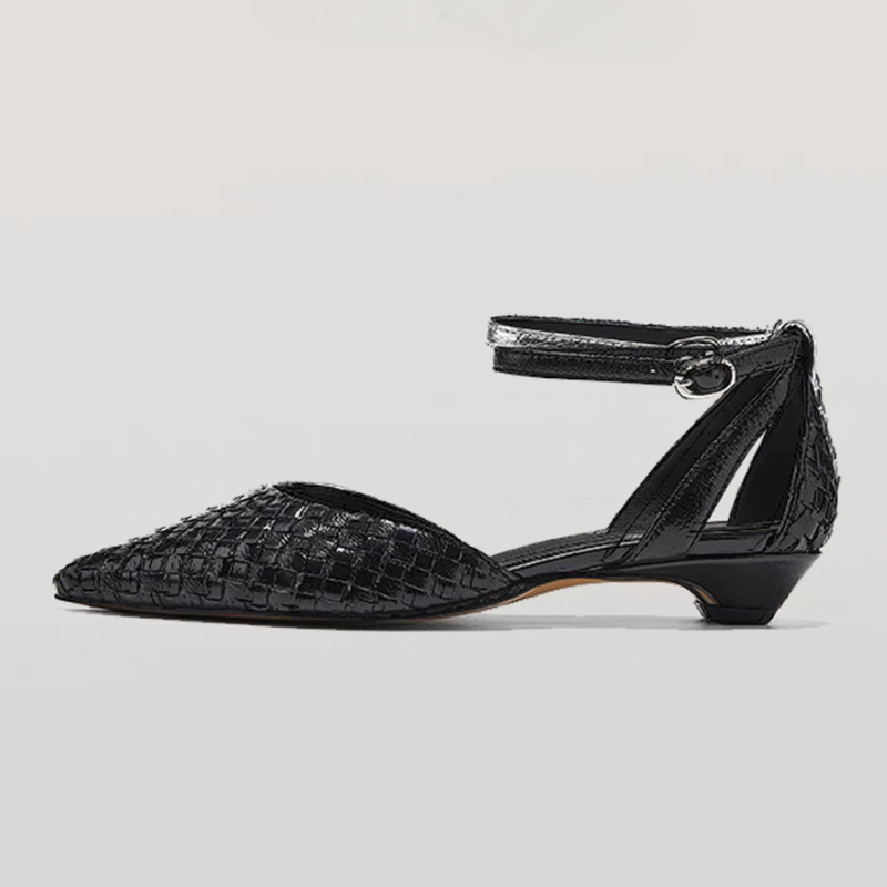 Dedo do pé apontado salto baix - Women Fashion Brand avaliação e preço