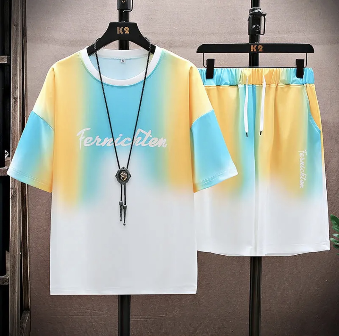 Novo conjunto de verão em seda - Women Top Fashion avaliação e preço